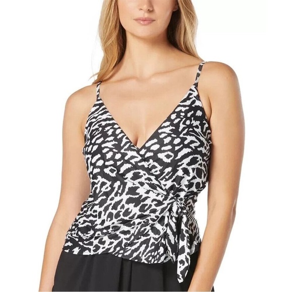 Coco Reef Women's Contours Chroma Wrap Swim Romper Size 12/36D swimwear - Picture 10 of 16